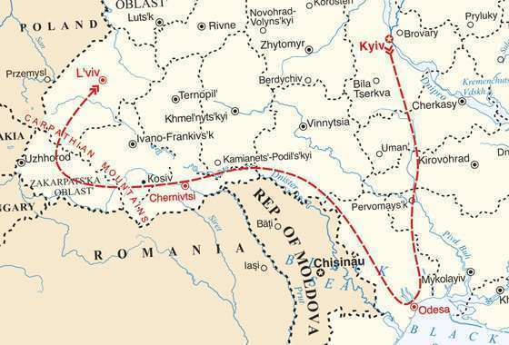 map - See Ukraine – from a woman’s perspective
