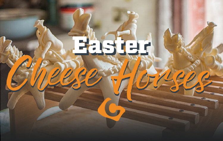 Easter Cheese Horses