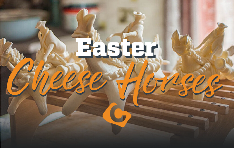 Easter Cheese Horses - Cobblestone Freeway